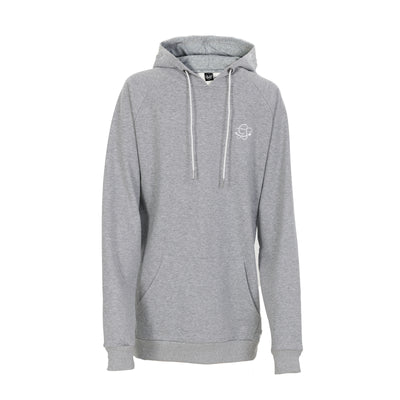 Classic Lightweight French Terry Hoodie - Marl grey