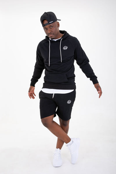Classic Lightweight French Terry Hoodie - Black